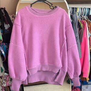 NWOT We The Free Cozy Camden Shearling Sweatshirt Size XS